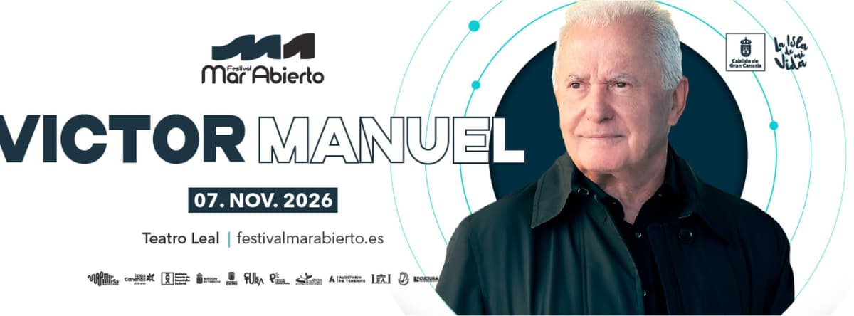 Festival Mar Abierto - Víctor Manuel - Teatro Leal de La Laguna