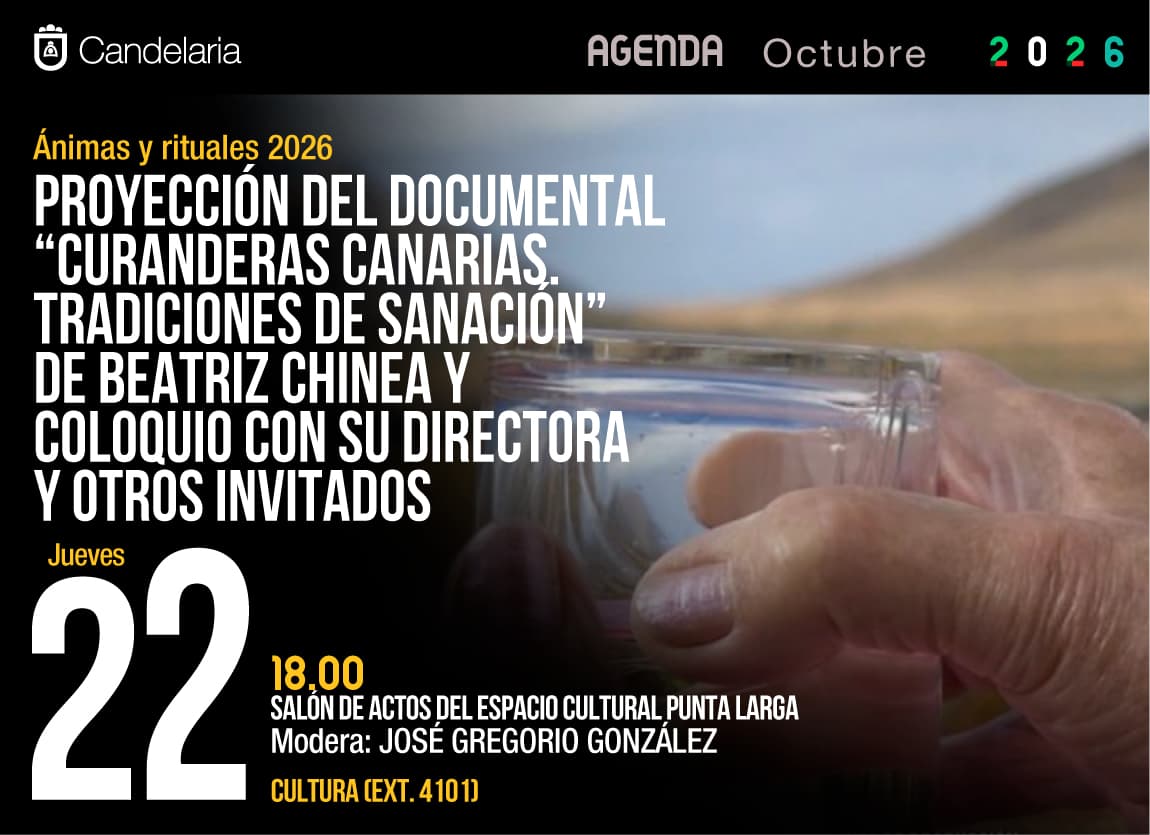 Proyección del documental “Curanderas canarias. Tradiciones de sanación”, de Beatriz Chinea, y coloquio con su directora y otros invitados