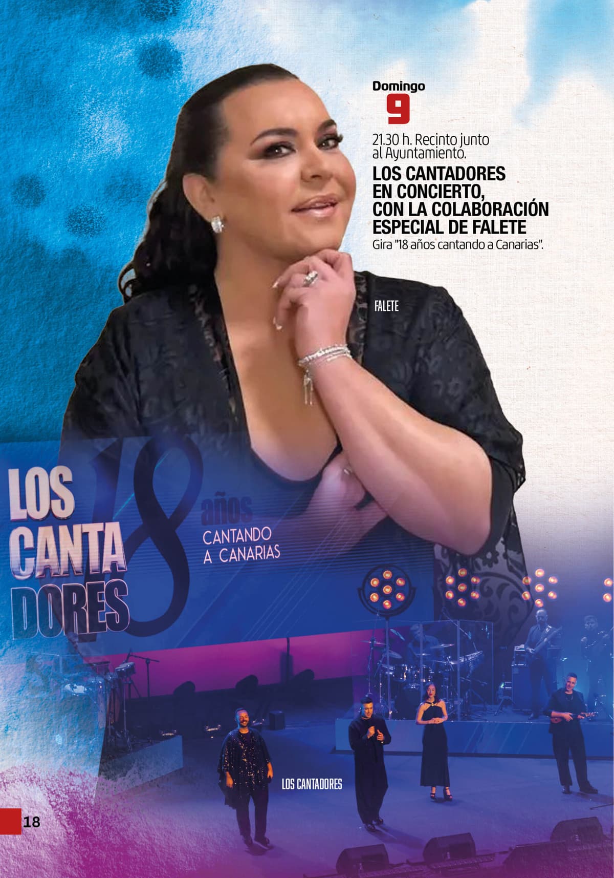 LOS CANTADORES EN CONCIERTO CON FALETE