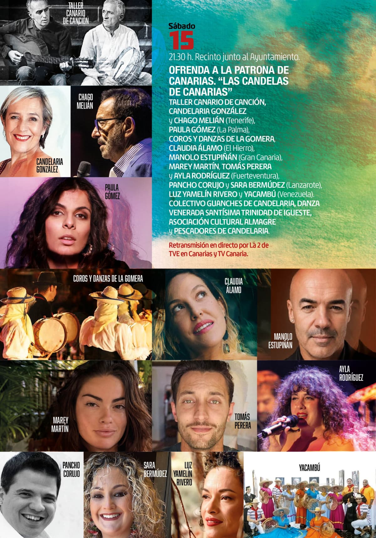 OFRENDA A LA PATRONA DE CANARIAS. “LAS CANDELAS DE CANARIAS”