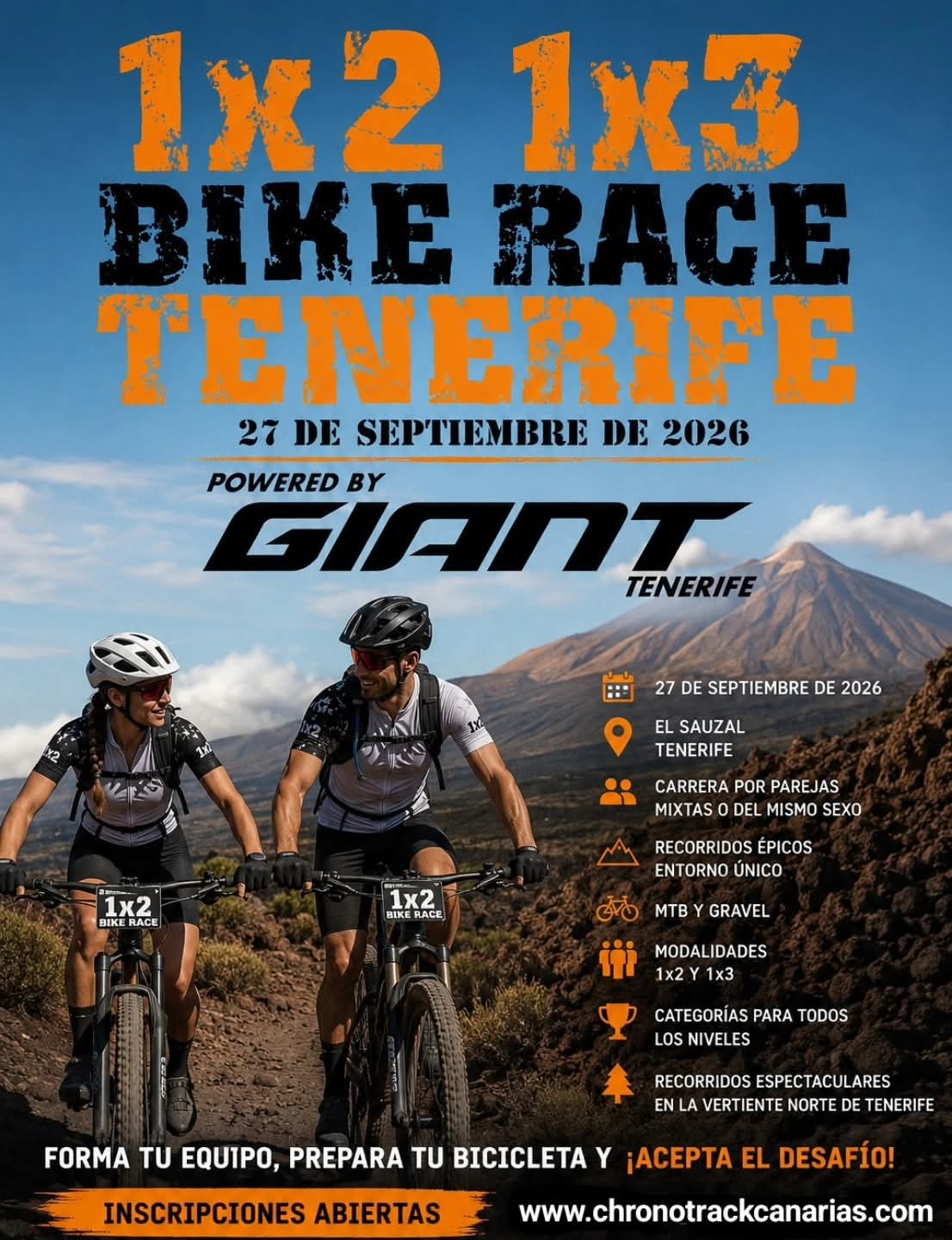 Registrations open for the XIII 1×2 1×3 Bike Race Tenerife – 2026