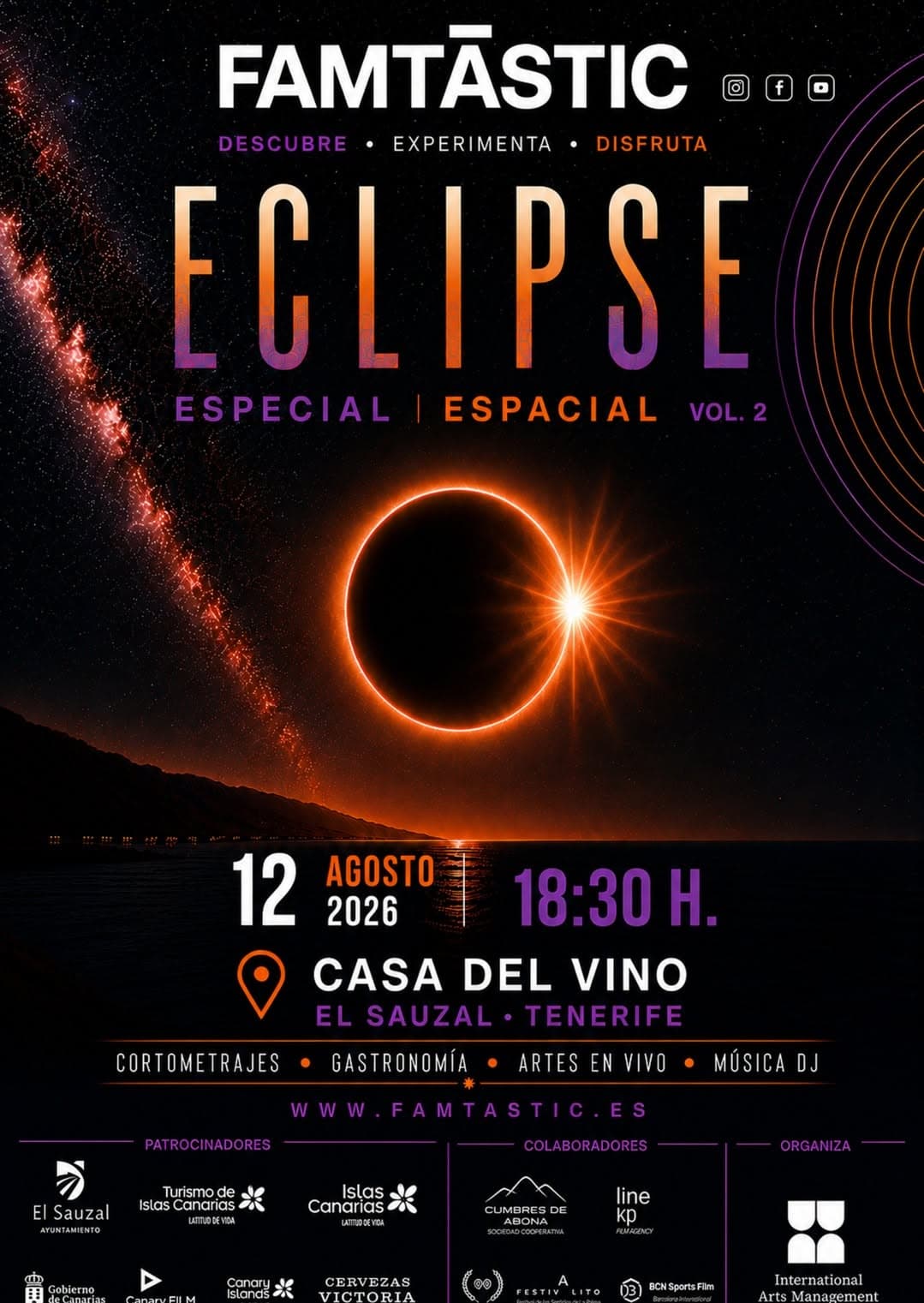 Famtàstic presents the «Eclipse» experience in El Sauzal
