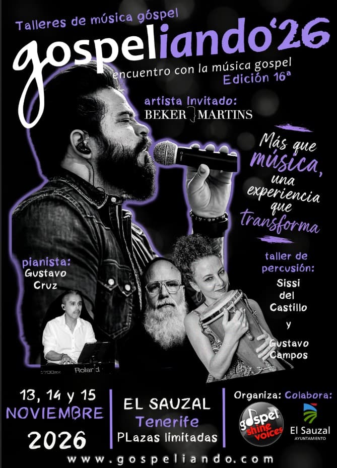 Gospeliando 2026 – XVII Talleres de Música Góspel