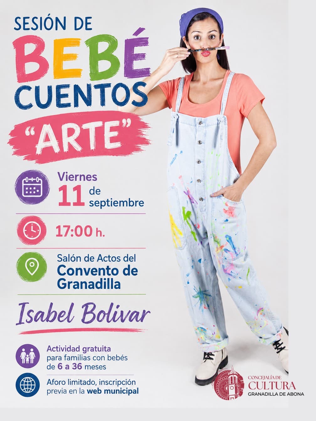 APERTURA DE INSCRIPCIONES ACTIVIDAD BEBÉCUENTOS LUNES 7 DE SEPTIEMBRE