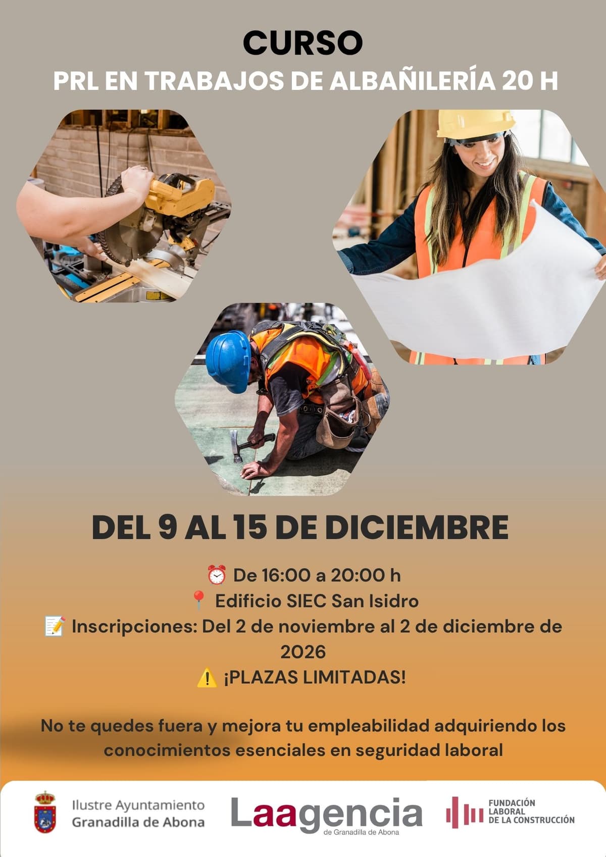 Occupational Risk Prevention Course for Masonry Work